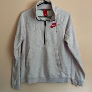 Blush Pink Nike Pullover Half Zip